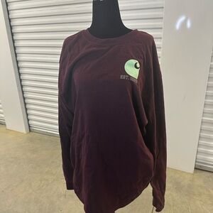 Carhartt Burgundy Loose‎ Fit Shirt